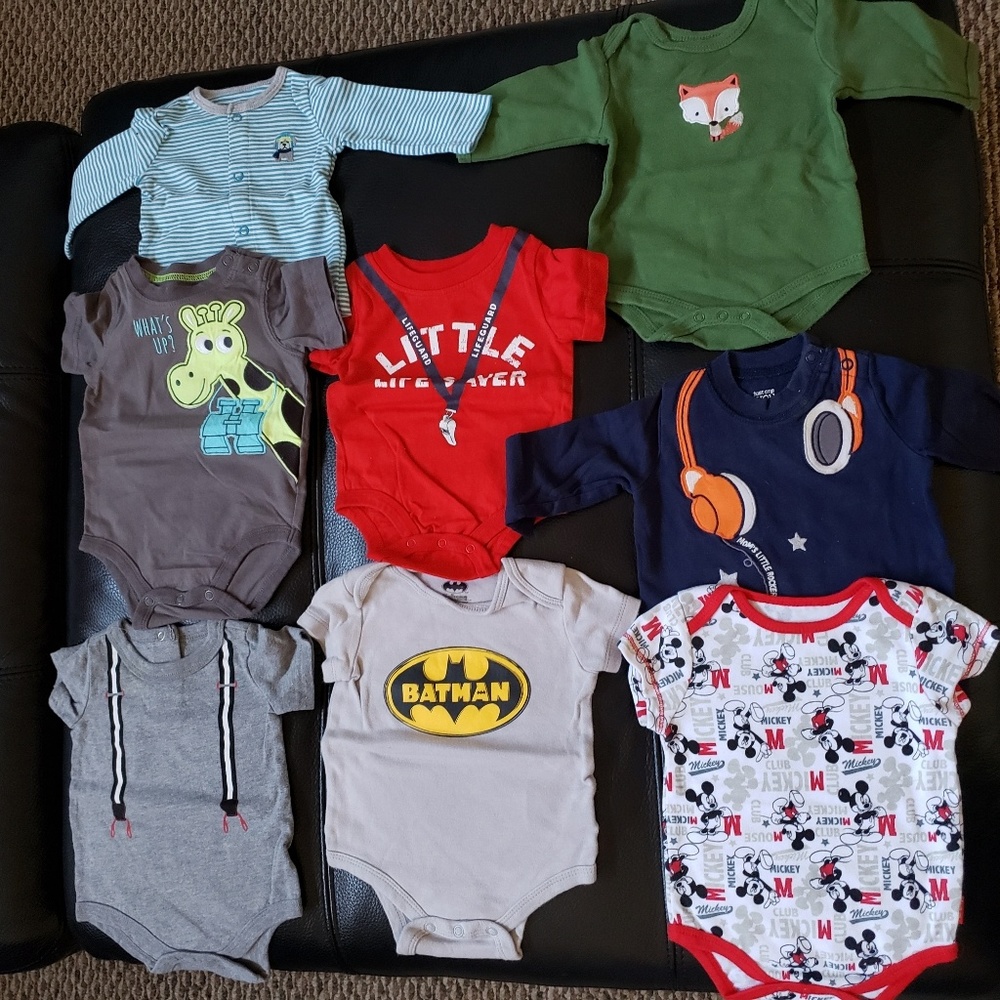 Baby boy clothes (NB to 3 months)